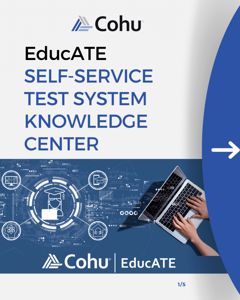 EducATE Tester Knowledge Center | Cohu